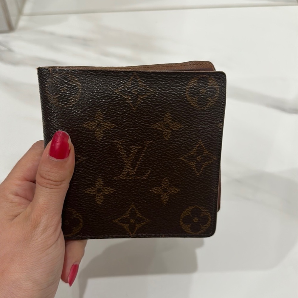 Louis Vuitton Brown and Tan Monogram Wallet